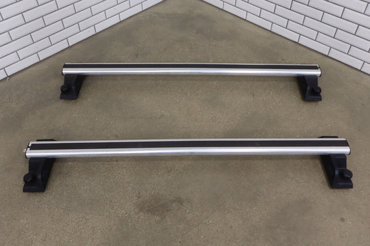 03 - 09 Hummer H2 OEM Pair of 2 Roof Rack Luggage Cross Bars W/ Key E002