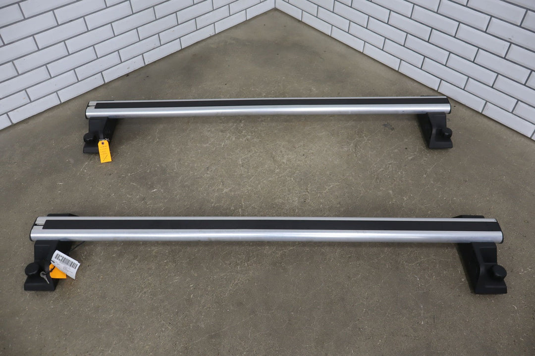 03 - 09 Hummer H2 OEM Pair of 2 Roof Rack Luggage Cross Bars W/ Key E002