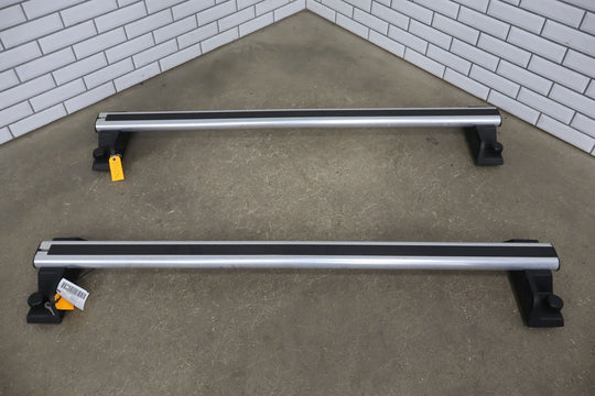 03 - 09 Hummer H2 OEM Pair of 2 Roof Rack Luggage Cross Bars W/ Key E002