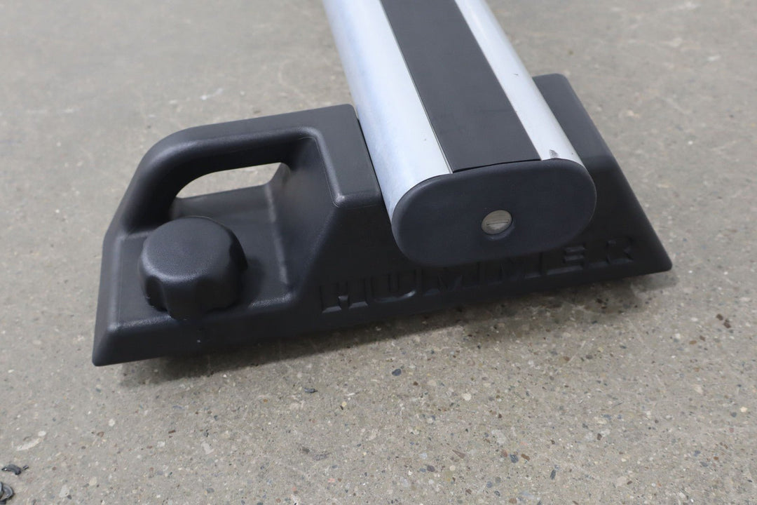 03 - 09 Hummer H2 OEM Pair of 2 Roof Rack Luggage Cross Bars W/ Key E002