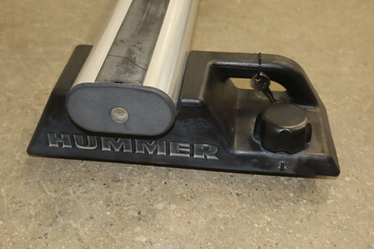 03 - 09 Hummer H2 OEM Pair of 2 Roof Rack Luggage Cross Bars W/ Key E003