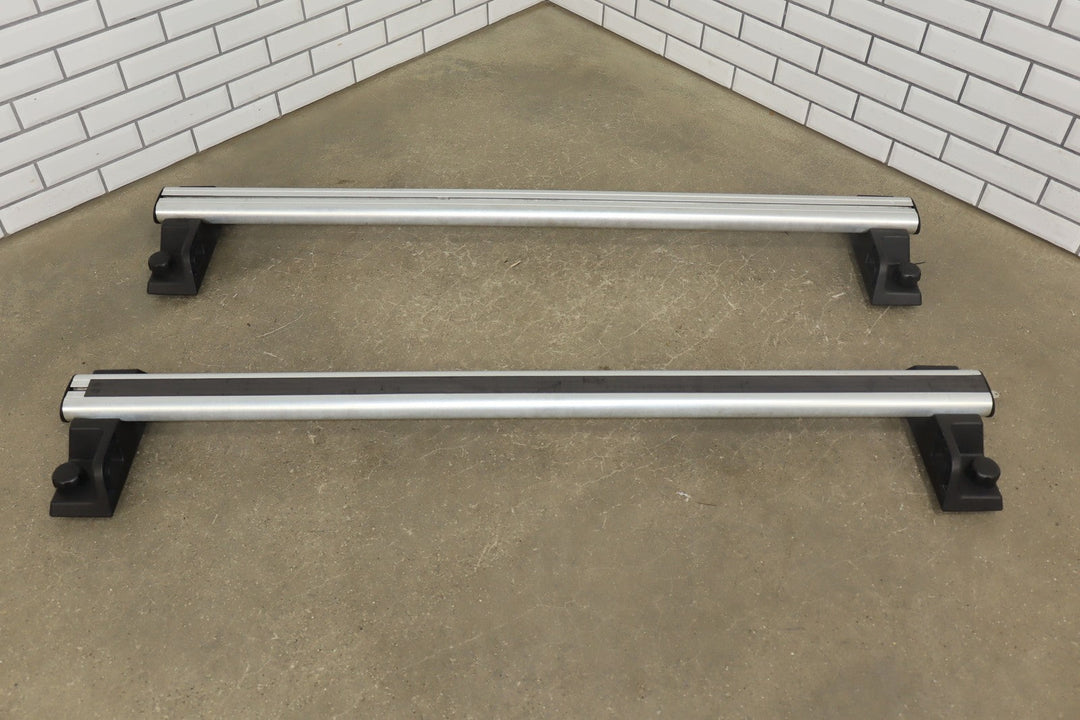 03 - 09 Hummer H2 OEM Pair of 2 Roof Rack Luggage Cross Bars W/ Key E003