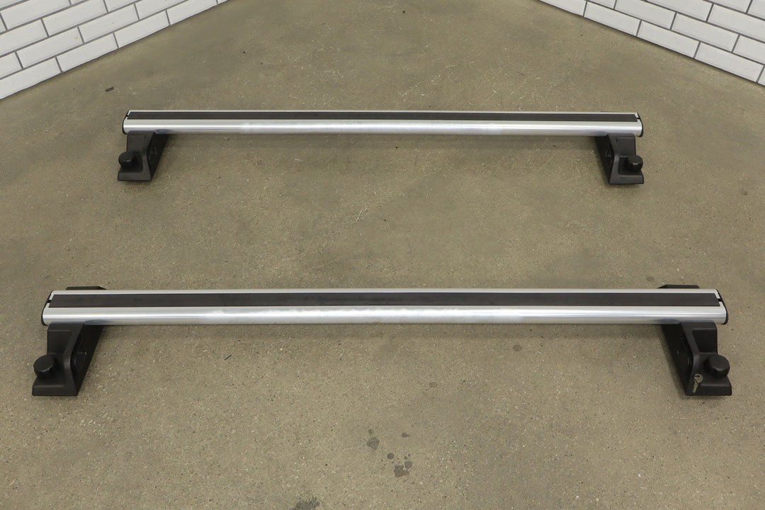 03 - 09 Hummer H2 OEM Pair of 2 Roof Rack Luggage Cross Bars W/ Key E003