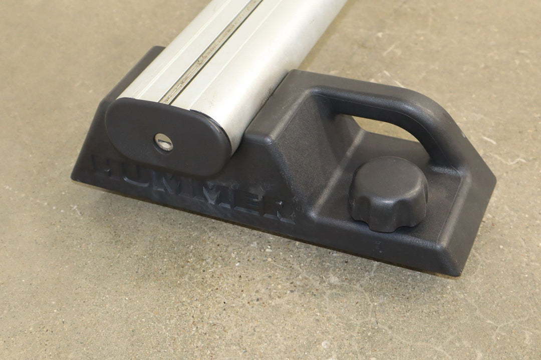 03 - 09 Hummer H2 OEM Pair of 2 Roof Rack Luggage Cross Bars W/ Key E003