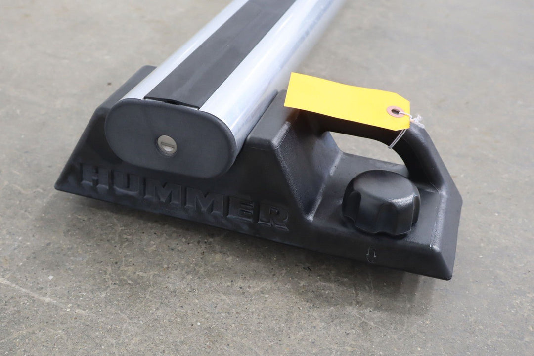 03 - 09 Hummer H2 OEM Pair of 2 Roof Rack Luggage Cross Bars W/ Key E003