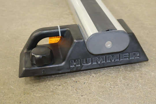 03 - 09 Hummer H2 OEM Pair of 2 Roof Rack Luggage Cross Bars W/ Key E003