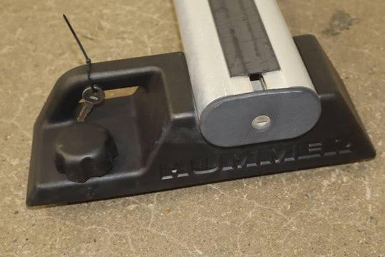 03 - 09 Hummer H2 OEM Pair of 2 Roof Rack Luggage Cross Bars W/ Key E004