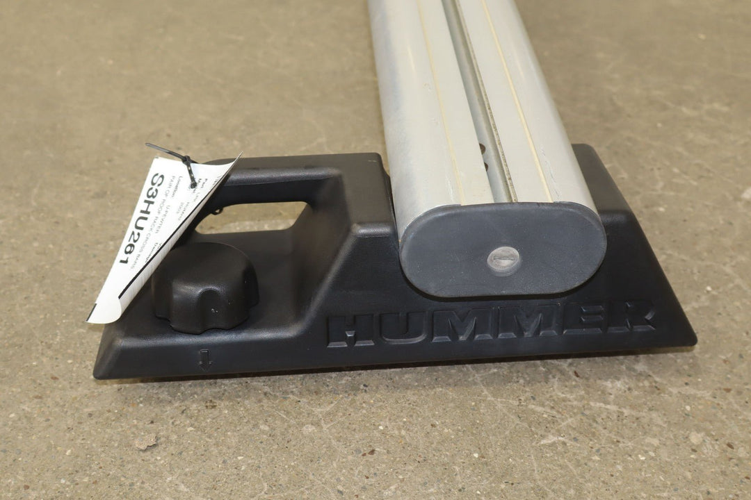 03 - 09 Hummer H2 OEM Pair of 2 Roof Rack Luggage Cross Bars W/ Key E004