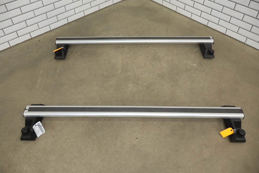 03 - 09 Hummer H2 OEM Pair of 2 Roof Rack Luggage Cross Bars W/ Key E005