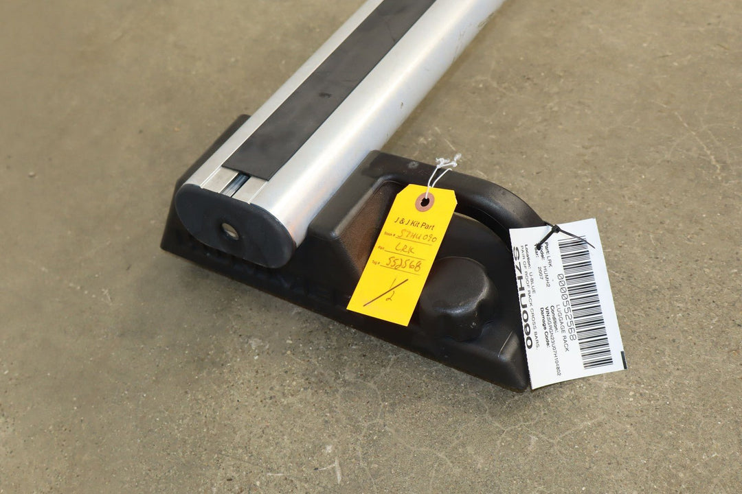 03 - 09 Hummer H2 OEM Pair of 2 Roof Rack Luggage Cross Bars W/ Key E005