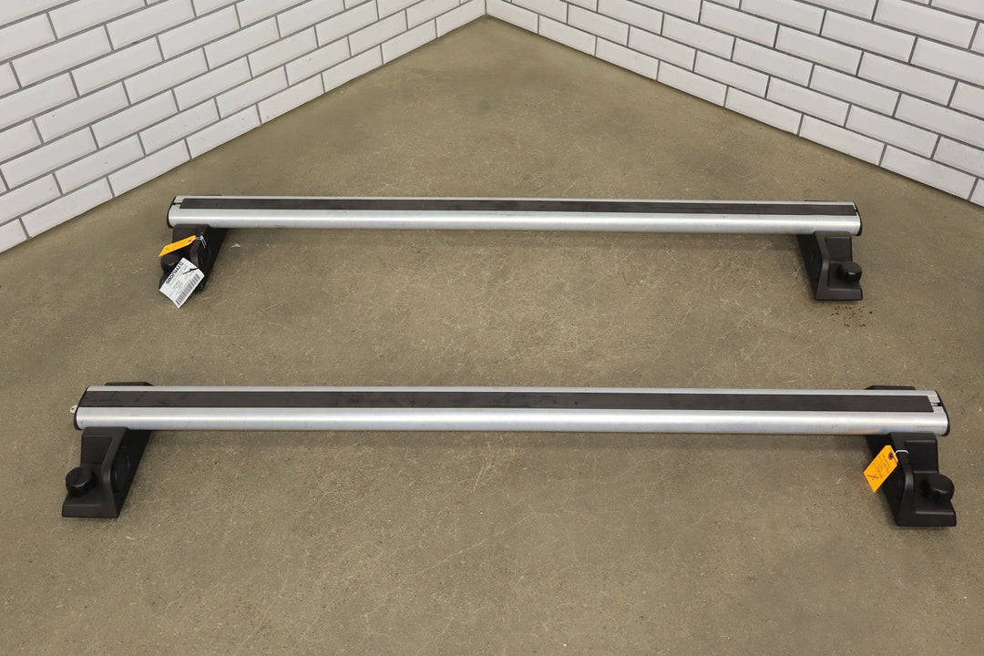 03 - 09 Hummer H2 OEM Pair of 2 Roof Rack Luggage Cross Bars W/ Key E005