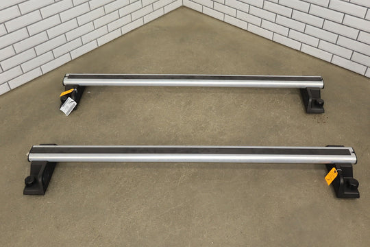 03 - 09 Hummer H2 OEM Pair of 2 Roof Rack Luggage Cross Bars W/ Key E005