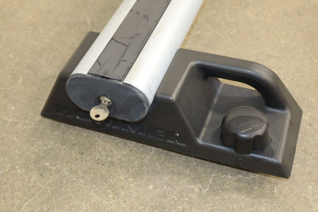 03 - 09 Hummer H2 OEM Pair of 2 Roof Rack Luggage Cross Bars W/ Key E005