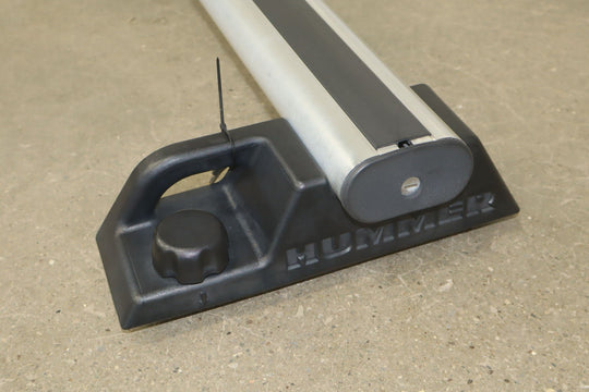 03 - 09 Hummer H2 OEM Pair of 2 Roof Rack Luggage Cross Bars W/ Key E005