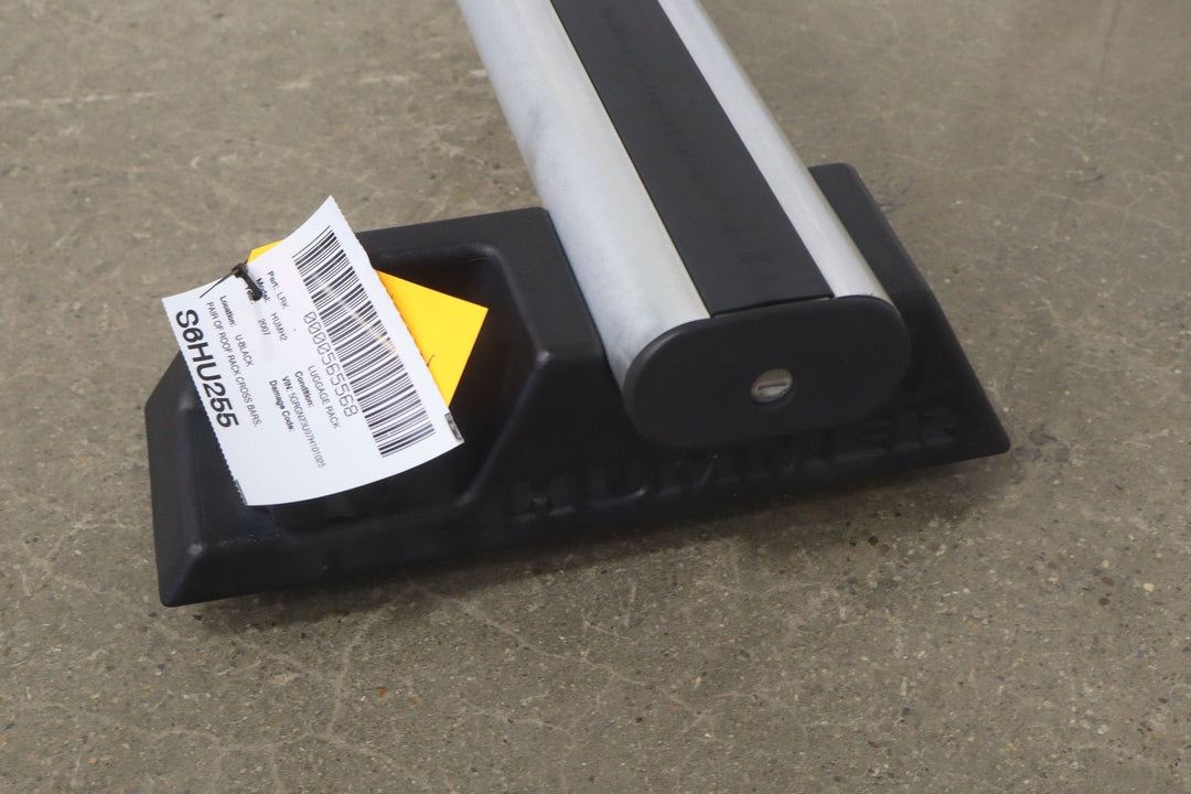 03 - 09 Hummer H2 OEM Pair of 2 Roof Rack Luggage Cross Bars W/ Key E005