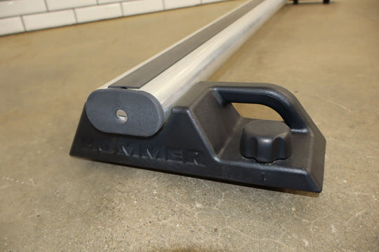 03 - 09 Hummer H2 OEM Pair of 2 Roof Rack Luggage Cross Bars W/E002 Key