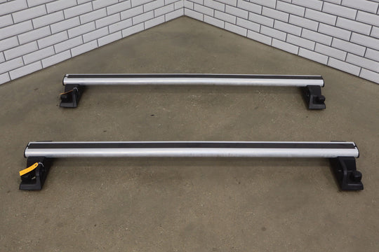 03 - 09 Hummer H2 OEM Pair of 2 Roof Rack Luggage Cross Bars W/E004 Key