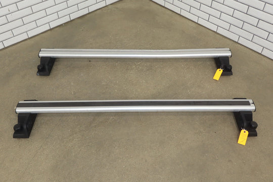 03 - 09 Hummer H2 OEM Pair of 2 Roof Rack Luggage Cross Bars W/E004 Key *See Photo