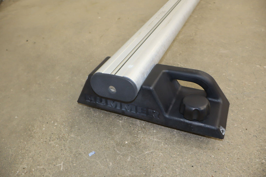 03 - 09 Hummer H2 OEM Pair of 2 Roof Rack Luggage Cross Bars W/E004 Key *See Photo