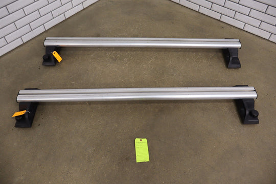 03 - 09 Hummer H2 OEM Pair of 2 Roof Rack Luggage Cross Bars W/E004 Key *See Photo