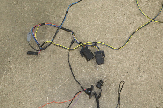 03 - 09 Hummer H2 OEM Single Roof Rack Luggage Cross Bar W/Light Harness & E004Key