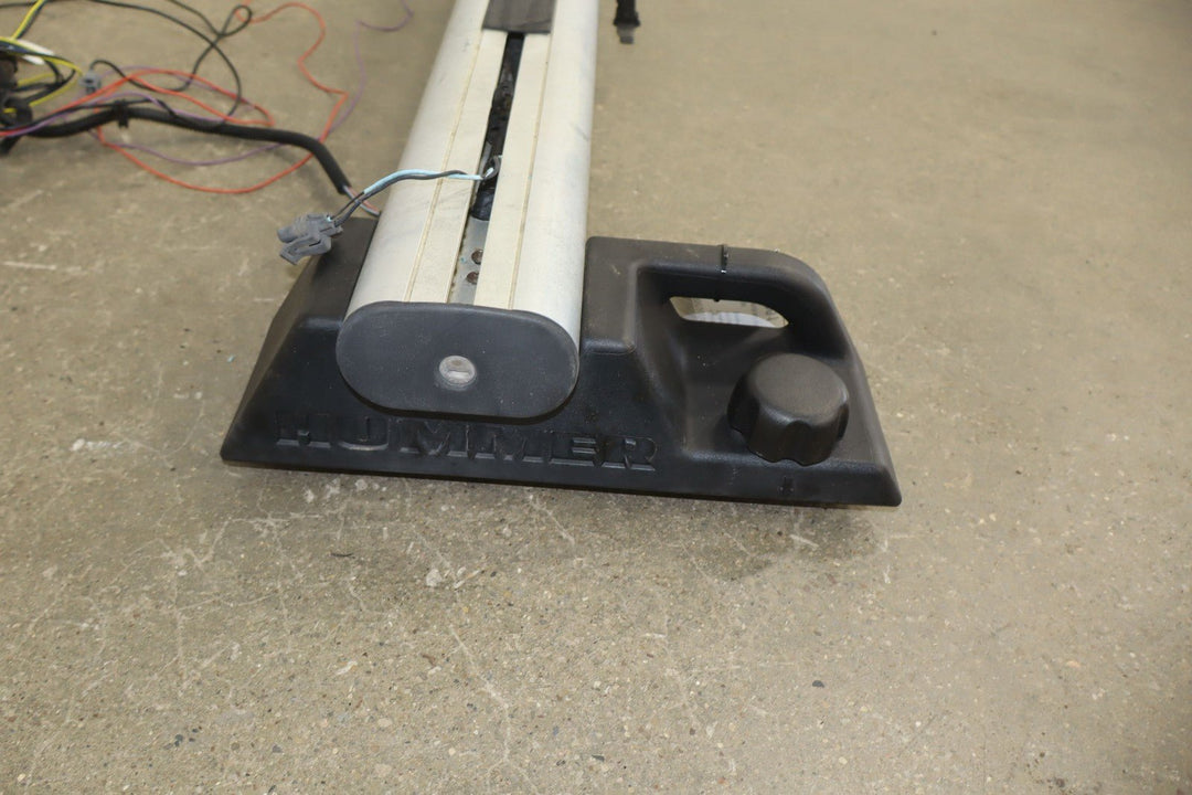 03 - 09 Hummer H2 OEM Single Roof Rack Luggage Cross Bar W/Light Harness & E004Key