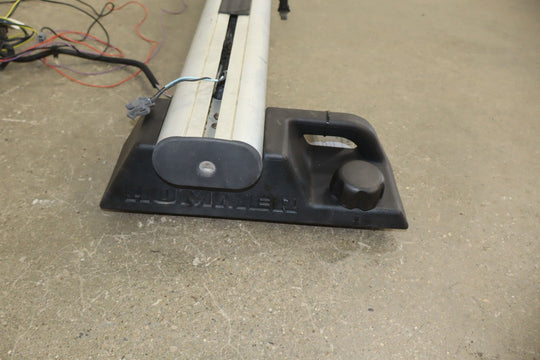 03 - 09 Hummer H2 OEM Single Roof Rack Luggage Cross Bar W/Light Harness & E004Key