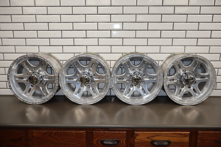 03-09 Hummer H2 Set of (4) Ultra 208P Badlands 17x9 Polished Wheels - No Tires