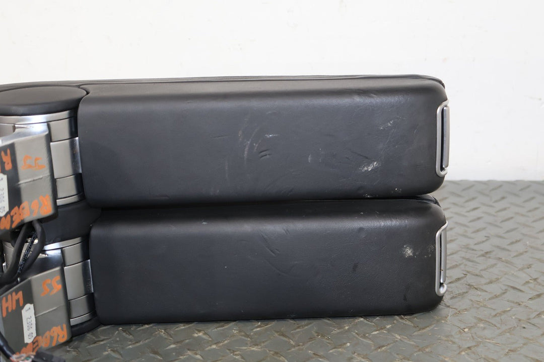 03 - 10 Bentley Continental GT Front Pair Console Lids/Armrests Leather (Black)