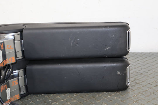 03 - 10 Bentley Continental GT Front Pair Console Lids/Armrests Leather (Black)