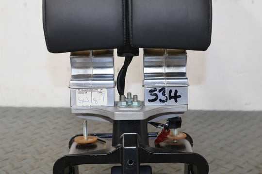 03 - 10 Bentley Continental GT Front Pair Console Lids/Armrests Leather (Black)