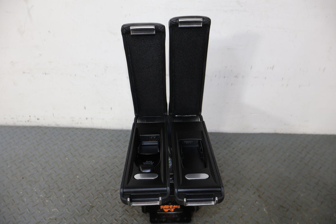 03 - 10 Bentley Continental GT Front Pair Console Lids/Armrests Leather (Black)
