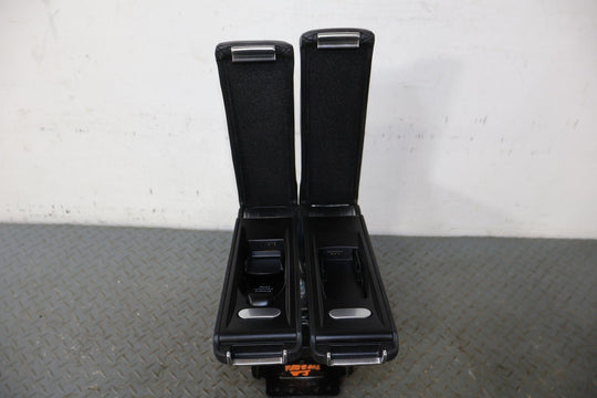 03 - 10 Bentley Continental GT Front Pair Console Lids/Armrests Leather (Black)