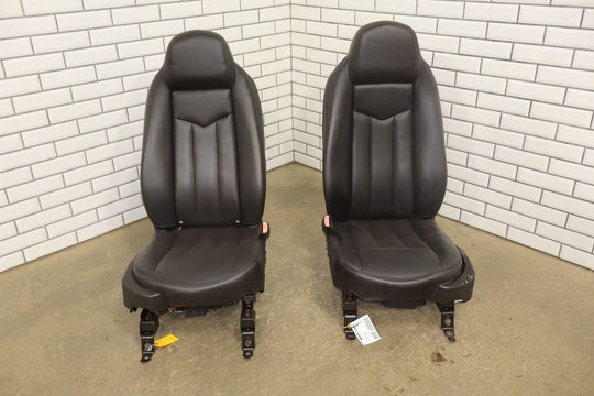 04 - 05 Cadillac XLR Pair LH & RH Leather Seat Set *Seat Trim Broken*