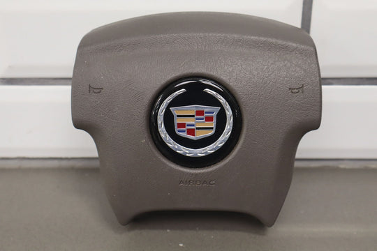 04 - 06 Cadillac Escalade Driver Steering Wheel Airbag Pewter Trim
