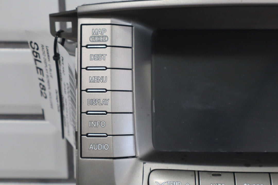 04 - 07 Lexus LX470 Radio Display Screen W/Auto Climate Temperature Control Panel