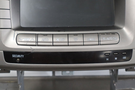 04 - 07 Lexus LX470 Radio Display Screen W/Auto Climate Temperature Control Panel