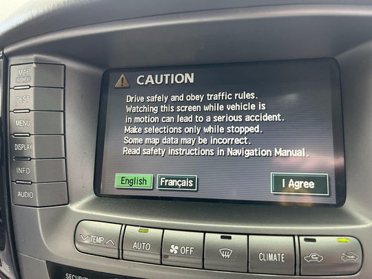 04 - 07 Toyota LandCruiser Audio System Display Screen *CD - Cassette - Receiver*