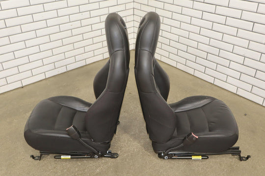 05 - 06 C6 Corvette Pair Sport Leather Power Bucket Seats W/Memory