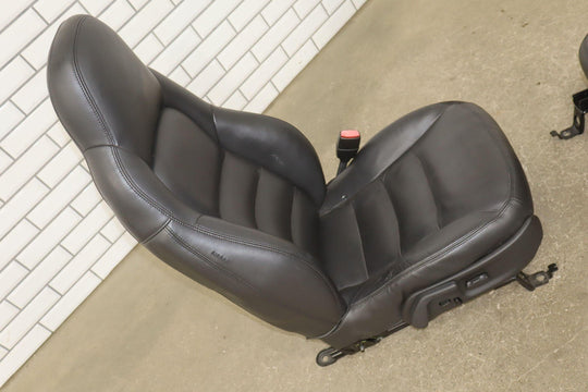 05 - 06 C6 Corvette Pair Sport Leather Power Bucket Seats W/Memory