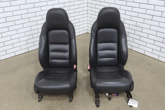 05 - 06 C6 Corvette Pair Sport Leather Power Bucket Seats W/Memory