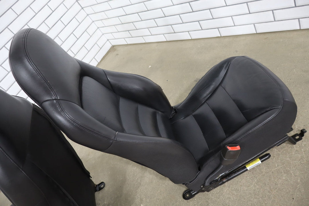 05 - 06 C6 Corvette Pair Sport Leather Power Bucket Seats W/Memory