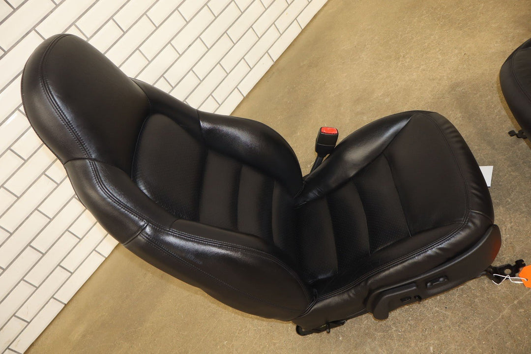 05 - 06 C6 Corvette Pair Sport Leather Power Bucket Seats W/Memory