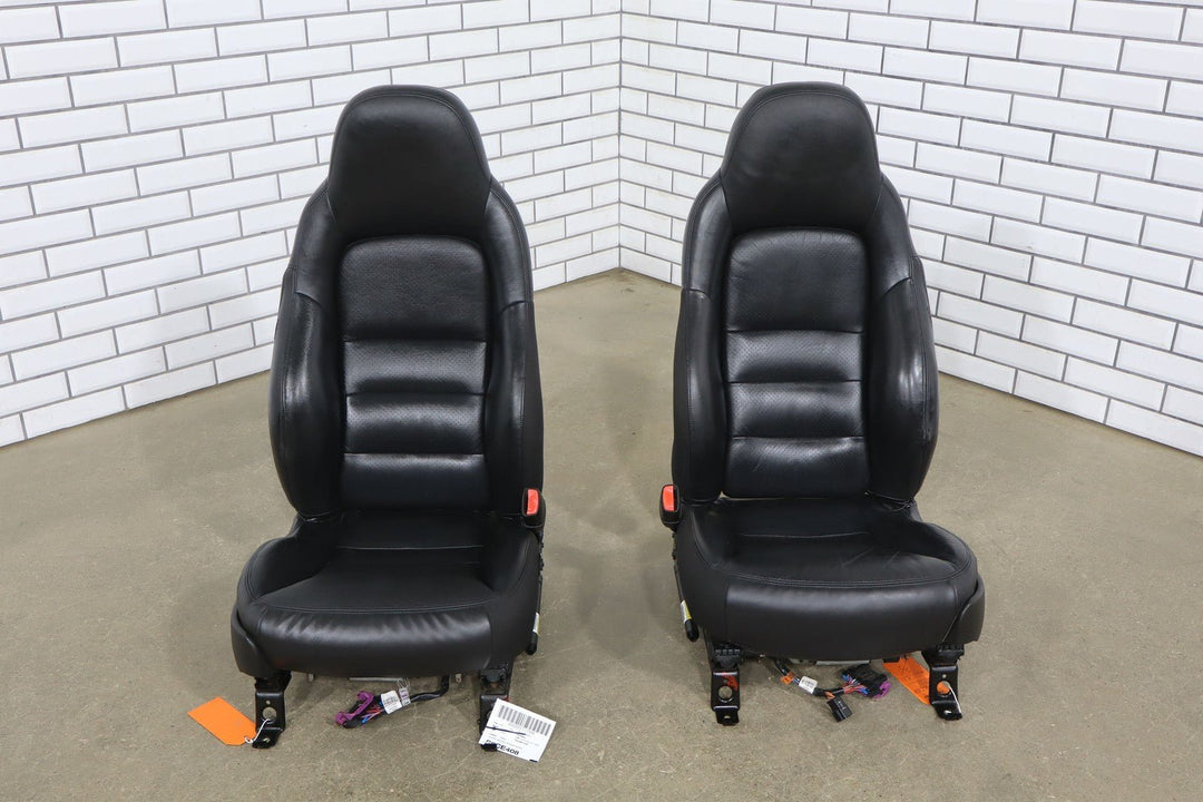 05 - 06 C6 Corvette Pair Sport Leather Power Bucket Seats W/Memory