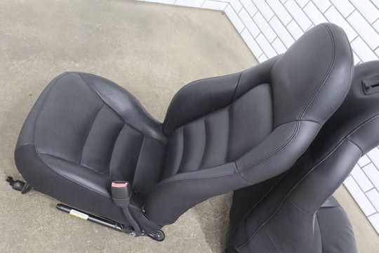 05 - 06 C6 Corvette Pair Sport Leather Power Bucket Seats W/Memory
