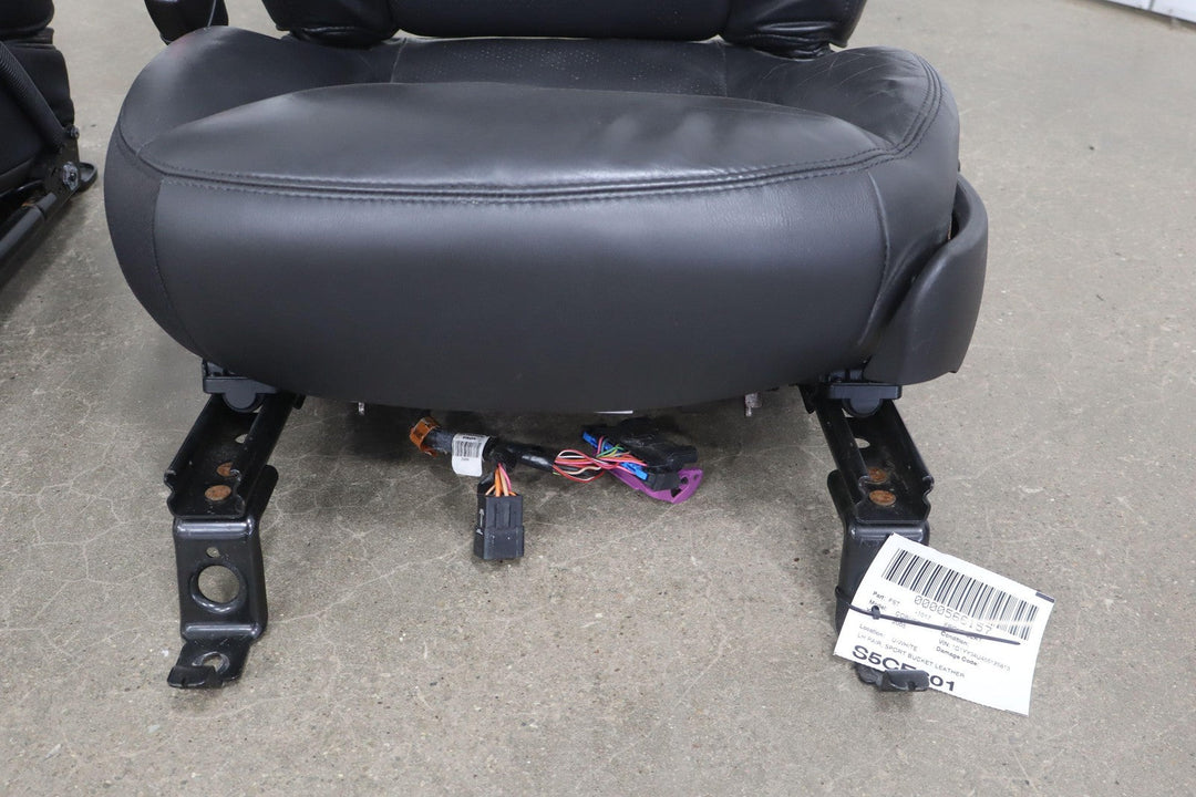 05 - 06 C6 Corvette Pair Sport Leather Power Bucket Seats W/Memory