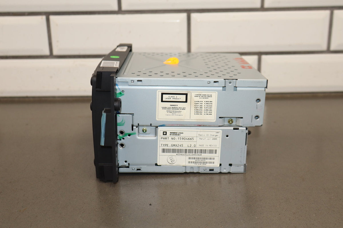 05-07 Chevy Corvette C6 AM FM 6-Disc Radio 15904665