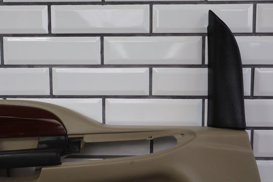 05 - 07 Ford F250 Crew Cab Lariant Tan Woodgrain LH Left Front Door Panel