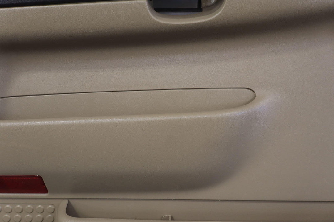 05 - 07 Ford F250 Crew Cab Lariant Tan Woodgrain LH Left Front Door Panel