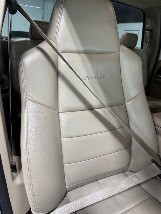 05 - 07 Ford F250 Crew Cab Passenger Right Front Seat Belt Retractor (Tan 8H)